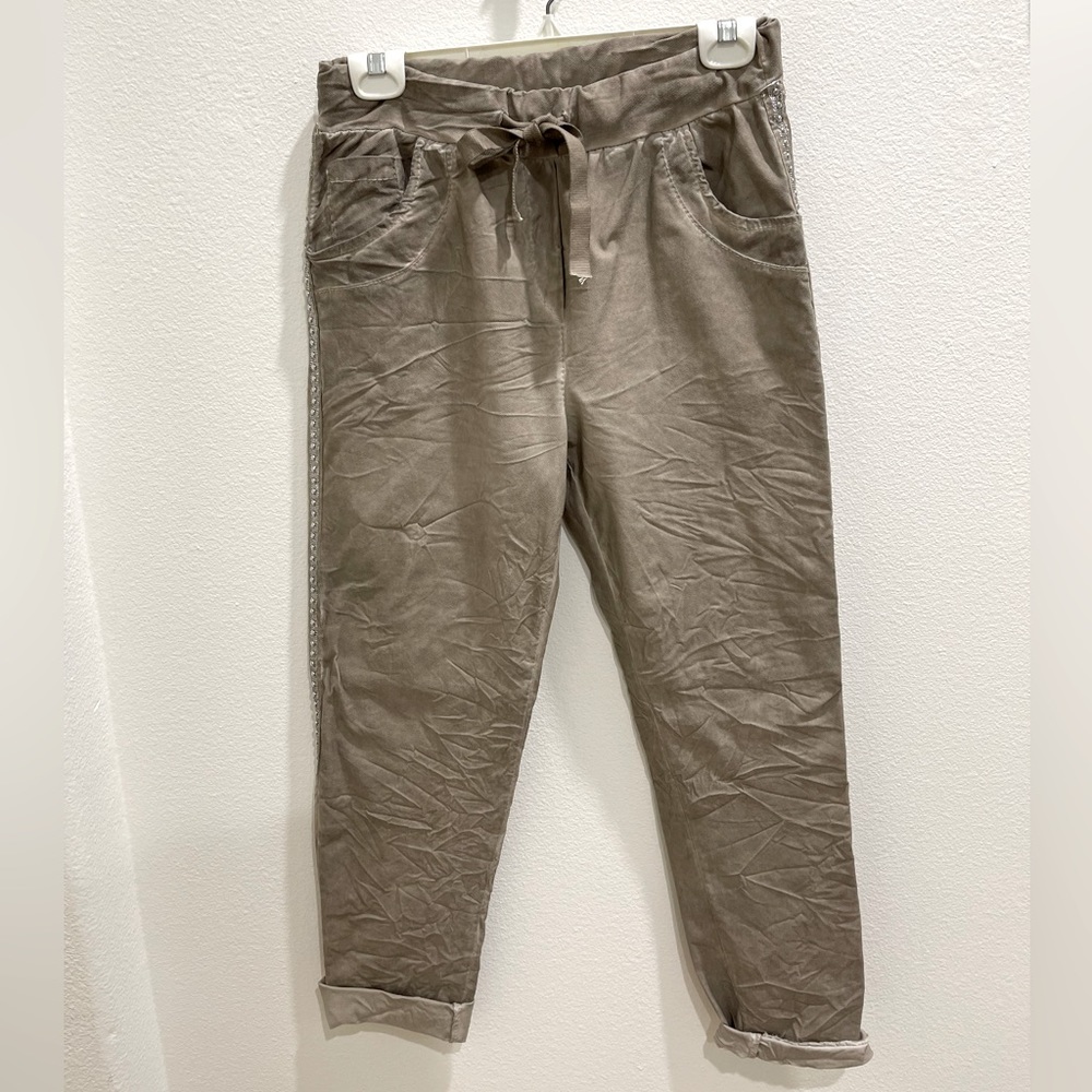 Hand dyed Linen Pants